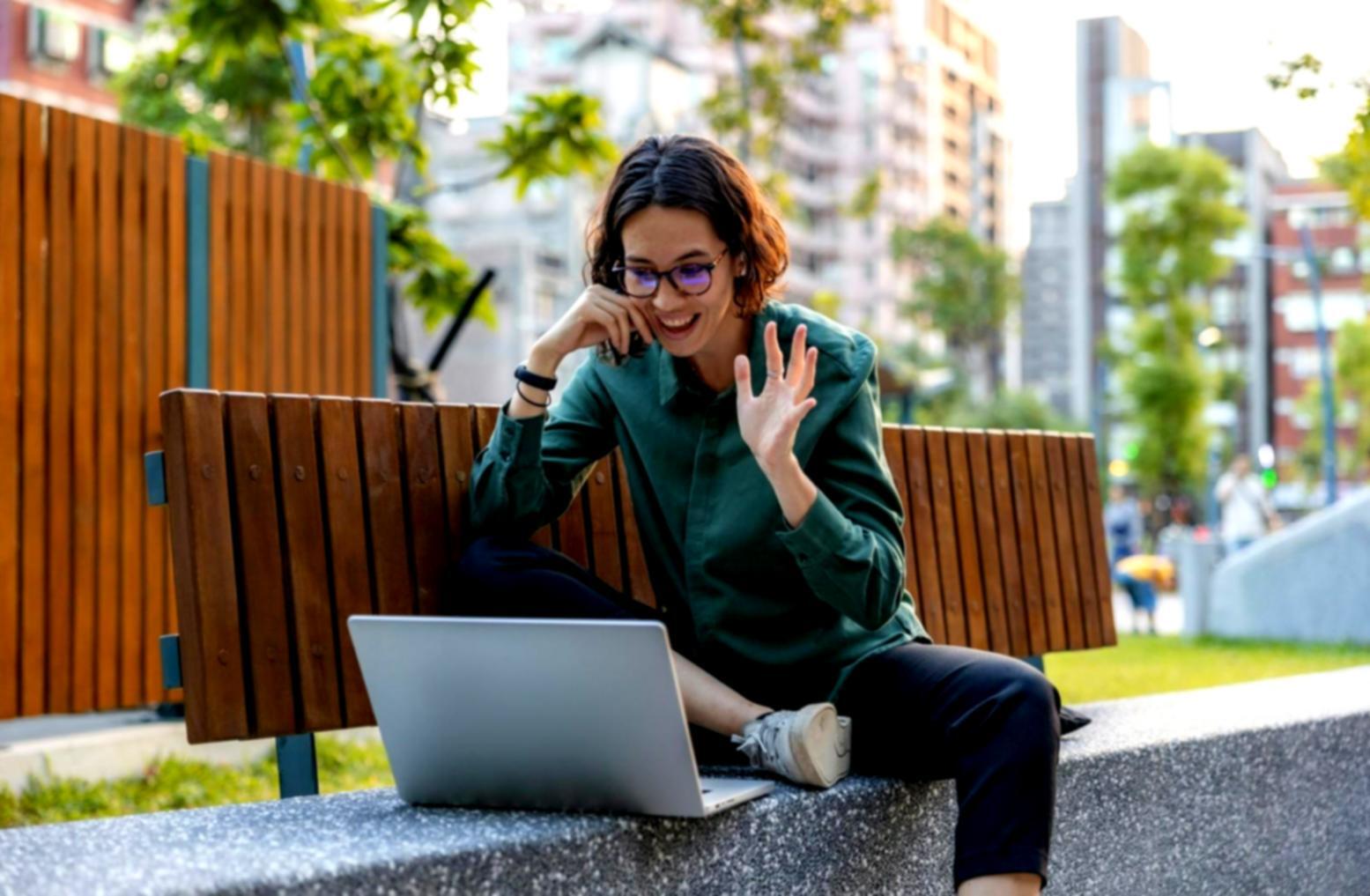 Online learning platform interface